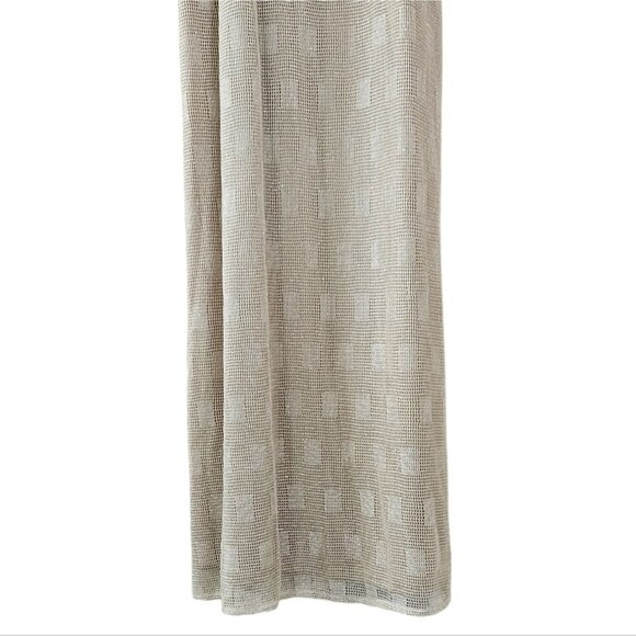 Reggio Neutral Gold Grometric Y2K Maxi Dress womens size 6 - Picture 4 of 7